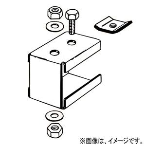 ネグロス電工 【販売終了】【ケース販売特価 10個セット】中間支持用ハンガー吊り金具 《ワールドダクター&#174;》 W3/8 D2タイプ用 電気亜鉛めっき DH2SN-W3_set