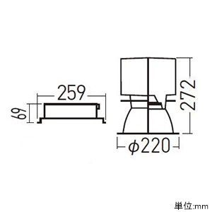 XND9978SWKLR9 (パナソニック)｜ベースダウンライト φ200｜業務用照明器具｜電材堂【公式】