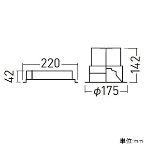 パナソニック LEDダウンライト LED1000形 セラメタ150形器具相当 埋込穴φ150 プレーン 調光タイプ 温白色 広角50° ホワイト反射板 LEDダウンライト LED1000形 セラメタ150形器具相当 埋込穴φ150 プレーン 調光タイプ 温白色 広角50° ホワイト反射板 XND9060WVLZ9 画像2