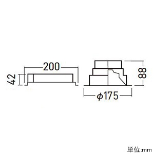 XND3561WNLZ9 (パナソニック)｜ベースダウンライト φ150｜業務用照明