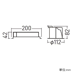 パナソニック 【生産完了品】LEDダウンライト LED250形 水銀灯100形器具相当 埋込穴φ100 コンフォート 白色 拡散70° ホワイト反射板 LEDダウンライト LED250形 水銀灯100形器具相当 埋込穴φ100 コンフォート 白色 拡散70° ホワイト反射板 XND2533WWLE9 画像2