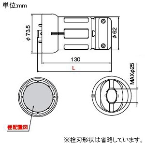 アメリカン電機 さし込みプラグ 引掛形 3P 60A 250V 圧着端子式 プラカバータイプ 保護カバー付 さし込みプラグ 引掛形 3P 60A 250V 圧着端子式 プラカバータイプ 保護カバー付 3622E 画像2