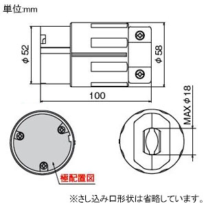 アメリカン電機 コードコネクタボディ 引掛形 接地形2P 30A 125V 圧着端子式・引締式 ナイロンカバータイプ NEMA(L5-30)規格 赤色 コードコネクタボディ 引掛形 接地形2P 30A 125V 圧着端子式・引締式 ナイロンカバータイプ NEMA(L5-30)規格 赤色 3314N-L5-RD 画像2