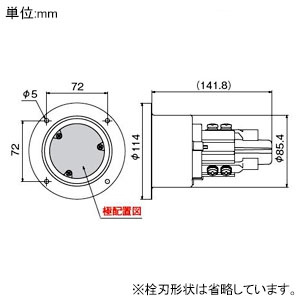 41065 (アメリカン電機)｜フランジインレット｜配線器具｜電材堂【公式】