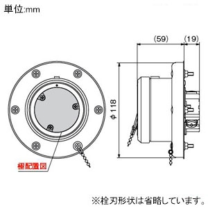 3665RW (アメリカン電機)｜フランジインレット｜配線器具｜電材堂【公式】