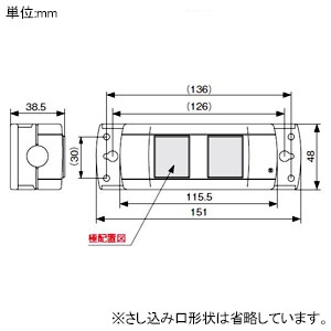 アメリカン電機 マルチユースOAタップ&trade; コードなしタイプ 引掛形・2ヶ口 接地形2P 15A 250V 圧着端子式 NEMA(L6-15)規格 マルチユースOAタップ&trade; コードなしタイプ 引掛形・2ヶ口 接地形2P 15A 250V 圧着端子式 NEMA(L6-15)規格 KU1110 画像2