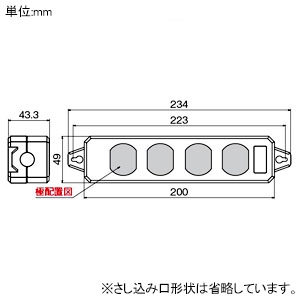 アメリカン電機 マルチユースOAタップ&trade; コードなしタイプ 平刃形・4ヶ口 接地形2P 15A 250V 圧着端子式 NEMA(6-15)規格 マルチユースOAタップ&trade; コードなしタイプ 平刃形・4ヶ口 接地形2P 15A 250V 圧着端子式 NEMA(6-15)規格 KU0730 画像2