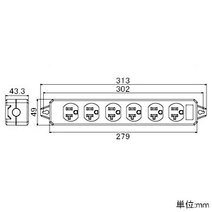 アメリカン電機 マルチユースOAタップ&trade; コードなしタイプ 平刃形・6ヶ口 接地形2P 20A 125V 圧着端子式 NEMA(5-20)規格 マルチユースOAタップ&trade; コードなしタイプ 平刃形・6ヶ口 接地形2P 20A 125V 圧着端子式 NEMA(5-20)規格 KU0260 画像2