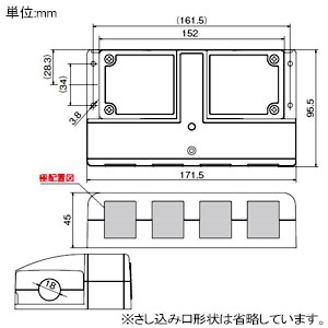 アメリカン電機 アクセスタップ&trade; コードなしタイプ 抜止形・4ヶ口 接地形2P 15A 125V 圧着端子式・引締式 アクセスタップ&trade; コードなしタイプ 抜止形・4ヶ口 接地形2P 15A 125V 圧着端子式・引締式 AU1130 画像2