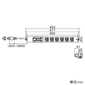 A8760 (アメリカン電機)｜OAタップ(マルチタップ)｜配線器具｜電材堂