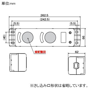 アメリカン電機 ダブルタップ&trade; 引掛形・2ヶ口 3P 30A 250V 圧着端子式 ダブルタップ&trade; 引掛形・2ヶ口 3P 30A 250V 圧着端子式 3323NT 画像2