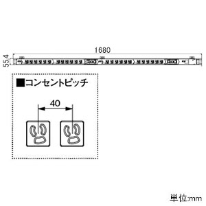 アメリカン電機 0Uコンセントバー スライドレールタイプ 抜止形・24ヶ口 接地形2P 30A 125V 圧着端子式 15A安全ブレーカ2ヶ付 0Uコンセントバー スライドレールタイプ 抜止形・24ヶ口 接地形2P 30A 125V 圧着端子式 15A安全ブレーカ2ヶ付 HA7241 画像2