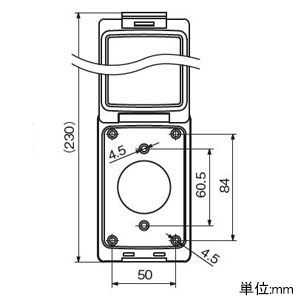 アメリカン電機 防じん・防水形シーロックプレート&reg; 15A・20A埋込コンセント専用 ボス径φ34.5mm カバー開閉式 1ヶ用ボックス用 銀色 防じん・防水形シーロックプレート&reg; 15A・20A埋込コンセント専用 ボス径φ34.5mm カバー開閉式 1ヶ用ボックス用 銀色 SLP3000-SV 画像3