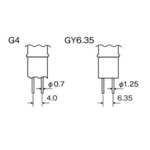 ヤザワ 【生産完了品】【ケース販売特価 10個セット】ミニハロゲンランプ 12V 50W GY6.35口金 【ケース販売特価 10個セット】ミニハロゲンランプ 12V 50W GY6.35口金 J12V50WAXSGY6.35_set 画像2