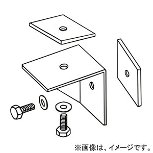 ネグロス電工 【販売終了】コーナー金具 《ワールドダクター&#174;》 D3タイプ Z-GS3L