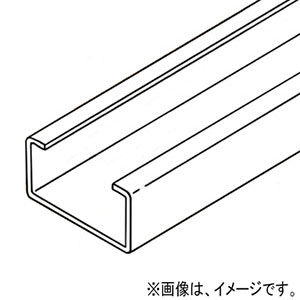 ネグロス電工 【販売終了】チャンネル 《ワールドダクター&#174;》 D3タイプ 定尺2m Z-DP3-200