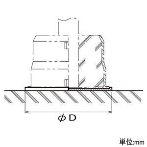 ネグロス電工 【販売終了】基礎型枠用ゴムシート 《ワールドダクター&#174;》 MK100用 φ130mm 基礎型枠用ゴムシート 《ワールドダクター&#174;》 MK100用 φ130mm MK100S 画像3