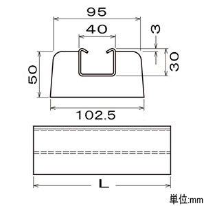 MKB1505RG (ネグロス電工)｜基礎ブロック｜電路支持材｜電材堂【公式】