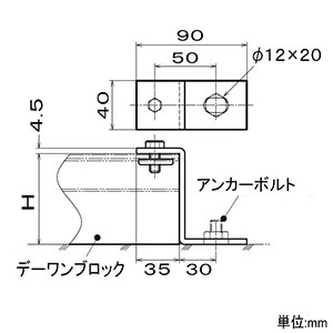 ネグロス電工 【販売終了】デーワンブロック用床面固定金具 《デーワンブロック&#174;》 MKB□10・S-MKB□10用 デーワンブロック用床面固定金具 《デーワンブロック&#174;》 MKB□10・S-MKB□10用 Z-MKB10FK 画像3