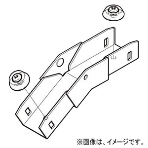 ネグロス電工 【販売終了】エルボ 《レースウェイ》 30°立面角度付 30型 DP1タイプ 電気亜鉛めっき 銀 DO-130