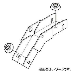 ネグロス電工 【販売終了】エルボ 《レースウェイ》 45°立面角度付 30型 DP1タイプ 電気亜鉛めっき 銀 DO-145