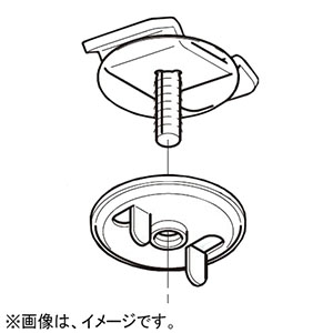 ネグロス電工 【販売終了】開口下向き用器具取付金具 《レースウェイ》 30・45型 DP1・2兼用 M6 ステンレス鋼 S-DK1-6