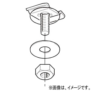 ネグロス電工 【販売終了】開口下向き用器具取付金具 《レースウェイ》 30・45型 DP1・2兼用 W3/8 ステンレス鋼 S-DK1-9