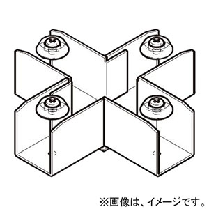 ネグロス電工 【販売終了】エルボ 《サスウェイ&#174;》 水平X形 45型 S-DX2