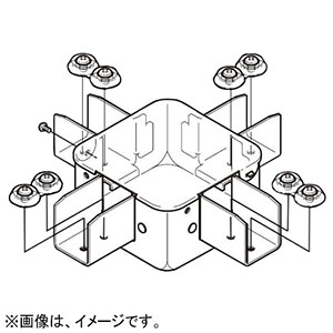 ネグロス電工 【販売終了】ジャンクションボックス 《サスウェイ&#174;》 四方出 45型・標準 S-DB2X