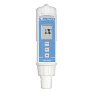マザーツール ペン型デジタル塩分濃度計 防塵・防水タイプ 測定範囲0〜12% PSA-311