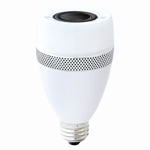 【販売終了】LED電球 スピーカー付 Bluetooth方式 一般電球40形相当 広配光タイプ 電球色 E26口金 LDF11L-G-4S