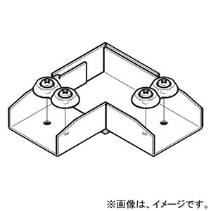 ネグロス電工 【販売終了】エルボ 《ダクト》 水平L形 DP3タイプ DL3