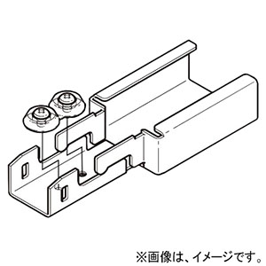 ネグロス電工 【販売終了】ボックス用異径継ぎ金具 《ダクト》 DP1-DP3 電気亜鉛めっき 銀 DBG3R1