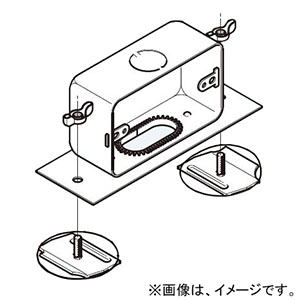 ネグロス電工 【販売終了】コンセントボックス 《ダクト》 DP3タイプ DBC3