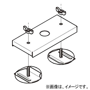 ネグロス電工 【販売終了】開口面用電線管接続金具 《ダクト》 DP3タイプ 呼び19 EU3P22