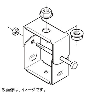 ネグロス電工 【販売終了】吊り金具 《ダクト》 DP3タイプ W3/8 DPY3