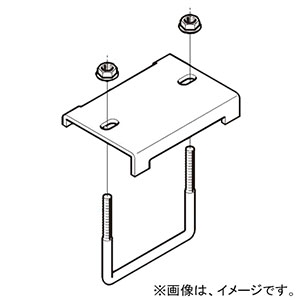 ネグロス電工 【販売終了】形鋼用交差支持金具 《ダクト》 開口上・下向き用 DP3タイプ フランジ厚3〜10mm DH3UL