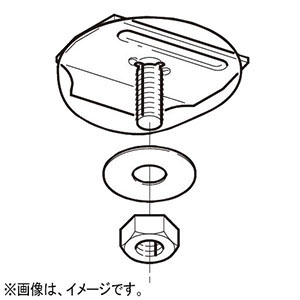 ネグロス電工 【販売終了】開口下向き用器具取付金具 《ダクト》 DP3タイプ W3/8 DK3-9