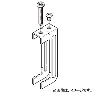 ネグロス電工 【販売終了】アース金具 《ダクト》 DP3・DP7用 電気亜鉛めっき 銀 DP7EK