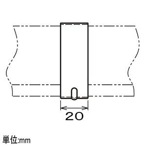 ネグロス電工 【限定特価】カバーとめ金具 《ダクト》 DP10タイプ カバーとめ金具 《ダクト》 DP10タイプ DF10C 画像3