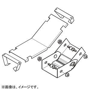 ネグロス電工 【販売終了】上下自在 《ダクト》 内曲り DP10タイプ DI-10VF