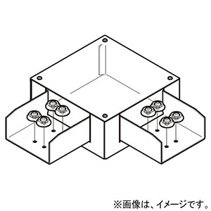 ネグロス電工 【販売終了】ジャンクションボックス 《ダクト》 L形二方出 DP10タイプ DB10L