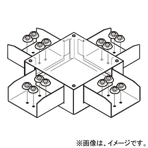 ネグロス電工 【販売終了】ジャンクションボックス 《ダクト》 四方出 DP10タイプ DB10X