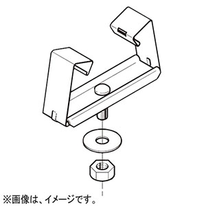 ネグロス電工 【販売終了】開口上向き用器具取付金具 《ダクト》 DP10タイプ W3/8 DK10UK-9