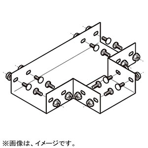 ネグロス電工 【販売終了】エルボ 《ダクト》 水平T形 DP12タイプ DT12B