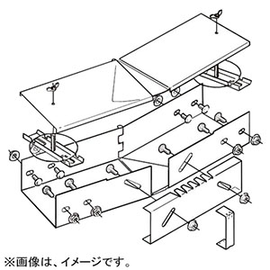 ネグロス電工 【販売終了】水平自在 《ダクト》 DP12タイプ DP12HF