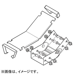 ネグロス電工 【販売終了】上下自在 《ダクト》 内曲り DP12タイプ DI-12VF