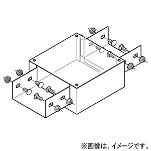 ネグロス電工 【販売終了】ジャンクションボックス 《ダクト》 二方出 DP12タイプ DB12S