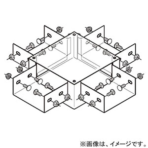 ネグロス電工 【販売終了】ジャンクションボックス 《ダクト》 四方出 DP12タイプ DB12X