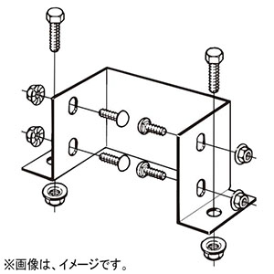 ネグロス電工 【販売終了】盤接続金具 《ダクト》 DP12タイプ DU12